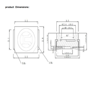Capteurs optiques SMD 3528, composants électroniques photosensibles pour caméra de sonnette visuelle