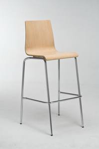 Tabourets de bar en bois de conception moderne pour l'application de cuisine et de salle à manger - Product Image 2