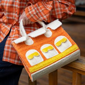 Bolso de Mano Moderno para Mujer con Dos Correas y Cierre de Broches, Bolso de Lona Natural al por Mayor con Solapa, Capacidad de 2-2.9L, para Uso Diario Informal - Product Image 5