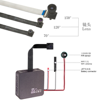 Modul Kamera 13MP Real 4K Sensor Gerak PIR WIFI P2P Kamera Video DIY Modul Kamera Mini