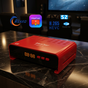 Receptor de Satélite Digital DVB-S2 H.265 1080P con Wi-Fi Integrado, Decodificador de <span class=keywords><strong>TV</strong></span> de Señal Libre CAS BISS PVU GX6605H1, 1 Año de Garantía - Product Image 1