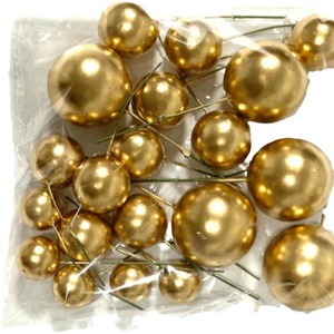 Paquete de 20 Bolas de Espuma para Decoración de Pasteles, Adorno para Pasteles de Baby Shower, Bodas, Fiestas de Cumpleaños - Product Image 2