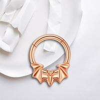 Xinfocus 2026 Design Tendance Anneau Clicker pour Septum, Anneaux de Nez, Piercing à Segment Articulé pour Cartilage, Hélix, Tragus