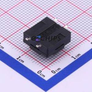 TS-1011S-A9B3-D2 Tactile Switch SMD-4P,12x12mm Switch Single Pole Single Throw Round Button 2.5N Vertical Mount - Product Image 2