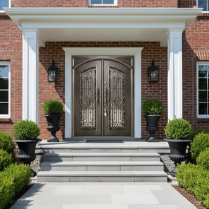 Portes <span class=keywords><strong>d</strong></span>'<span class=keywords><strong>entrée</strong></span> <span class=keywords><strong>et</strong></span> grilles de fenêtres en fer forgé à la main, style classique, cadres sécurisés, style rustique vintage, designs <span class=keywords><strong>d</strong></span>'<span class=keywords><strong>entrée</strong></span> personnalisés - Product Image 2