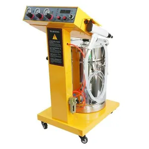 Yuxuan miglior prezzo manuale elettrostatica polvere macchina di spruzzatura per la polvere linea di rivestimento