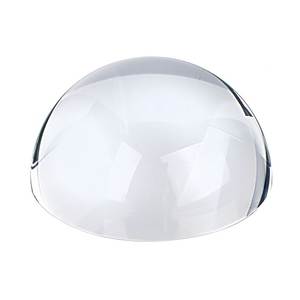 Cúpula de Vidrio Blanca Hemisphere de 70 mm, Accesorio Decorativo para Oficina - Product Image 1