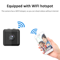 Yüksek Kalite Düşük Fiyat Gece Görüşlü 1080P HD CMOS Hafıza Kartlı Kablosuz Web Kamerası Wifi CCTV Kamera -X6