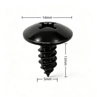 Clip de fixation métallique pour vis, vis à tête cruciforme pour pare-chocs, garde-boue et fixation des phares
