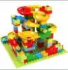 336 pièces marbre course course grand bloc blocs de construction compatibles entonnoir blocs coulissants bricolage grandes briques jouets pour enfants cadeau