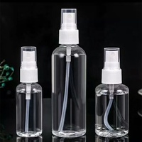 120ml 2oz4oz Bouteille à presser en plastique noir Sérum capillaire Petite bouteille en plastique Fine Mist Spray Bouteilles en plastique cosmétiques pour le nettoyage