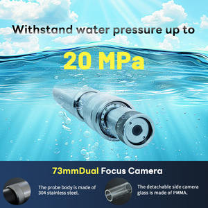 Paslanmaz çelik Downhole kamera iyi denetim 304 73mm çift kuyu kamera test makinesi ab standları - Product Image 2