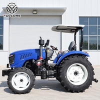 Tracteur agricole FULCORE à prix de gros avec châssis de sécurité à plancher plat et sélection d'engrenages flexible pour le travail du sol rotatif