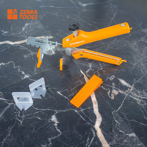 Sistema de nivelación de azulejos de plástico de alta calidad Clips y <span class=keywords><strong>cuñas</strong></span> Herramientas de instalación de diseño moderno <span class=keywords><strong>para</strong></span> accesorios de colocación de azulejos Piso - Product Image 2
