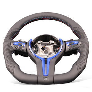 Volante in Pelle M Sport per <span class=keywords><strong>BMW</strong></span> Serie 3 5 <span class=keywords><strong>E</strong></span>, E65 E66 <span class=keywords><strong>X5</strong></span> E70 X6 E71 E81 E82 E83 E84 E85 E89 E90 E91 E93 - Product Image 5