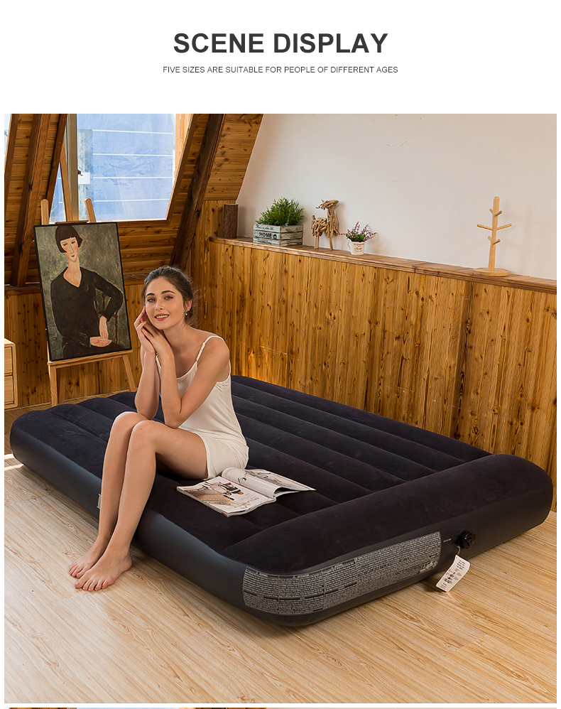 Intex Deluxe Single-High Twin 1 persoons luchtbed