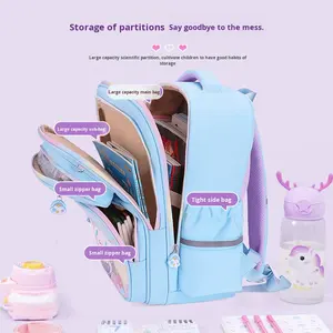 Mochila Escolar <span class=keywords><strong>de</strong></span> Estilo Nuevo para Niñas <span class=keywords><strong>de</strong></span> Primaria, Grados 1-6, Gran Capacidad, Linda, Ligera, <span class=keywords><strong>de</strong></span> Nailon, con Dibujos Animados - Product Image 5