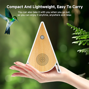 Yun Ingrosso Scatola Musicale Moderna con Cinguettio di Uccelli, Musica Rilassante con Canto di Uccelli Selvatici per Bagno, Chiusura a Pulsante - Product Image 4