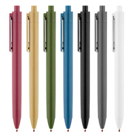 Stylo publicitaire LOGO imprimé personnalisé Stylo signature d'entreprise Gravure Macaron Press Stylo à bille à pointe ST