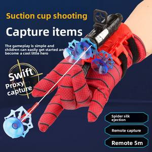 ชุดถุงมือยิงใยแมงมุมสำหรับเด็กเล่นคอสเพลย์ซูเปอร์ฮีโร่ ของเล่นตลก - Product Image 3