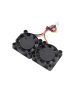 Kipas Pendingin Raspberry Pi 5 5B 3007 2507 Kipas Ganda Konektor JST PWM Kecepatan Dapat Diatur Heatsink