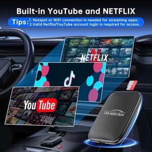 กล่องวิดีโอ AI สำหรับรถยนต์ Android Netflix รองรับ Carplay สีดำ <span class=keywords><strong>ราคา</strong></span>สุดคุ้ม ขายดี - Product Image 3