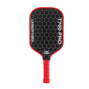 Raquette de pickleball Peak T700 Pro en fibre de carbone, 40 trous, forme standard, approuvée par la USA Pickleball, équipement d'entraînement - Product Image 1