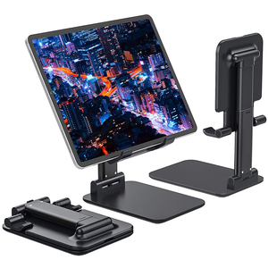 Promotion Wholesale Factory Price Foldable ABS Plastic Adjustable Height Desktop Mobile Phone Holder <strong>Mount</strong> Stand <strong>Bracket</strong> - Product Image 5
