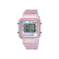 Montre numérique 2026 Virtue avec boîtier ABS, motif ours mignon, bracelet en plastique, alarme, sport, décontractée, logo personnalisé