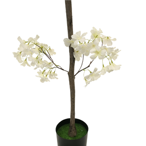Arbre <span class=keywords><strong>à</strong></span> fleurs artificielles Plumeria Rubra Arbre <span class=keywords><strong>à</strong></span> <span class=keywords><strong>frangipanier</strong></span> Pot de plantes européen de luxe Décoration intérieure de la maison - Product Image 5
