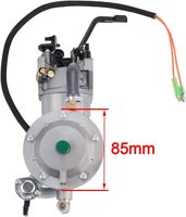 Kit de conversion de carburateur GPL GNC à double carburant pour une utilisation avec des générateurs de 4.5 à 6 KW GX390 GX340 GX420 188F Comprend un accélérateur manuel
