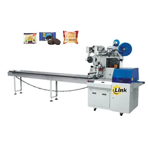 Automatic High Speed Flow Food Bread Popsicle Flowpack Pillow Packing Machines