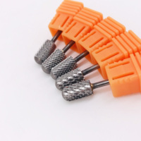 Cylindrique grand baril fin de sécurité 3xc 4xc 5xc manucure carbure acrylique enlever le foret à ongles