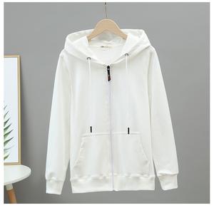 Ropa de calle de invierno de poliéster 100% con estampado personalizado para hombre, chaqueta con cremallera completa, Sudadera con capucha bordada reactiva UV, patrón sólido lavado - Product Image 6