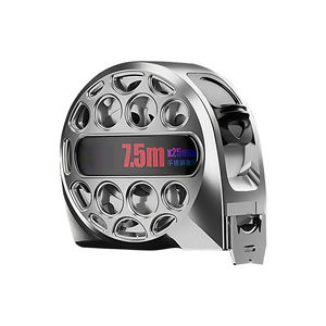 Ruban à mesurer en acier inoxydable de 5 m, règle à mesurer rétractable portable, outil de mesure pour la maison, l'agriculture et l'industrie - Product Image 1