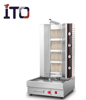 Machine à shawarma et kebab commerciale à 2 brûleurs à vendre