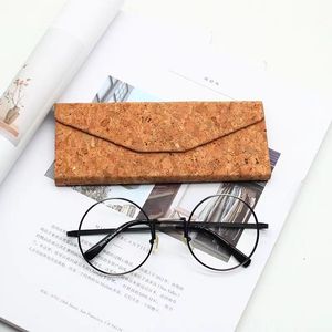 カスタムロゴ環境にやさしいリサイクルコルクメガネケースカラフルクラフトペーパーアイウェアボックスサングラス & 近視メガネ用 - Product Image 5