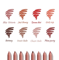 Crayon à lèvres crémeux marque privée personnalisée crayon étanche longue durée crayon à lèvres rose nu