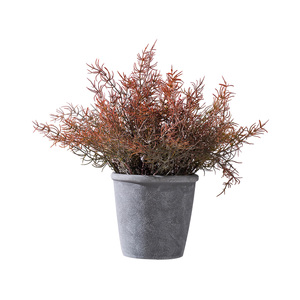 Petits arbres en pot <span class=keywords><strong>de</strong></span> bureau en plastique vert artificiel pour salon balcon bureau anniversaire Pâques Occasions hôtels aménagement paysager - Product Image 2