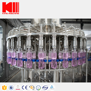 Nhà sản xuất 500ml đầy đủ thiết lập tự động chai nhựa nước giải khát nước trái cây sản xuất toàn bộ dòng làm máy chiết rót - Product Image 5