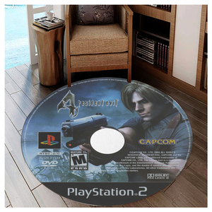 Alfombra de suelo con forma de CD redondo con diseño de disco de música con logotipo personalizado suave alfombra cómoda para ár - Product Image 4