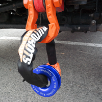 Poulie de récupération et anneau de remorquage personnalisés à 12 brins pour treuil de camion et véhicule, pièces et accessoires de remorquage et de récupération