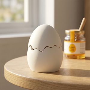 Vela creativa con forma de huevo, vela aromática de cáscara de huevo rota, decoración aromática de alto valor, linda, para cumpleaños de niña - Product Image 1