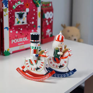 Cheval à bascule artisanal de 30 cm, casse-noisette <span class=keywords><strong>soldat</strong></span>, accessoire pour les festivals annuels - Product Image 1