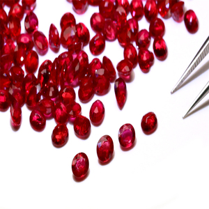 Toptan fiyat doğal gevşek taş lüks takı yüzük kolye küpe yapma taşlar kaliteli temiz renk yakut - Product Image 6