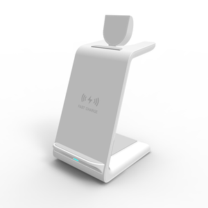 Cargador Rápido Just Link de 20 W, Multifunción Inalámbrico 3 en 1, con Luz LED, Soporte para Teléfono Móvil para iPhone, <span class=keywords><strong>iWatch</strong></span>, iPad, para Samsung, 5 V/2 A - Product Image 5