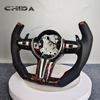 Volant de voiture en fibre de carbone sport pour BMW F30 F31 F32 F34 F36 F20 F21 F22 F23 F48 F39 F25 F26 F15 F16 M3
