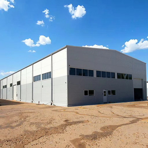 Struktur baja standar ASTM bahan Q355B dibuat di Cina untuk proyek gudang dan bengkel - Product Image 1