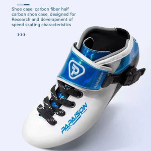 <span class=keywords><strong>Pattini</strong></span> a Rotelle Professionali in Fibra di Carbonio <span class=keywords><strong>per</strong></span> Ragazzi e Ragazze, Scarpe da Pattinaggio di Velocità a 4 Ruote con Luci Lampeggianti - Product Image 6