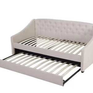 Dernier modèle de cadre de <span class=keywords><strong>lit</strong></span> double King avec <span class=keywords><strong>lit</strong></span> de rangement coulissant <span class=keywords><strong>gris</strong></span> - Product Image 1